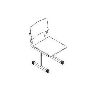 Стул детский СН №3 - ООО "Урал-офис" продажа офисной и металлической мебели, офисных кресел, металлических кроватей в Екатеринбурге u-office.su