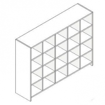 Шкаф для горшков ШГ-20  - ООО "Урал-офис" продажа офисной и металлической  мебели, офисных кресел, металлических кроватей в Екатеринбурге u-office.su